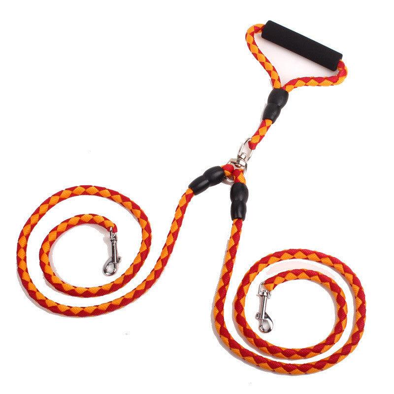 Double-Ended Dog Walking Traction Rope