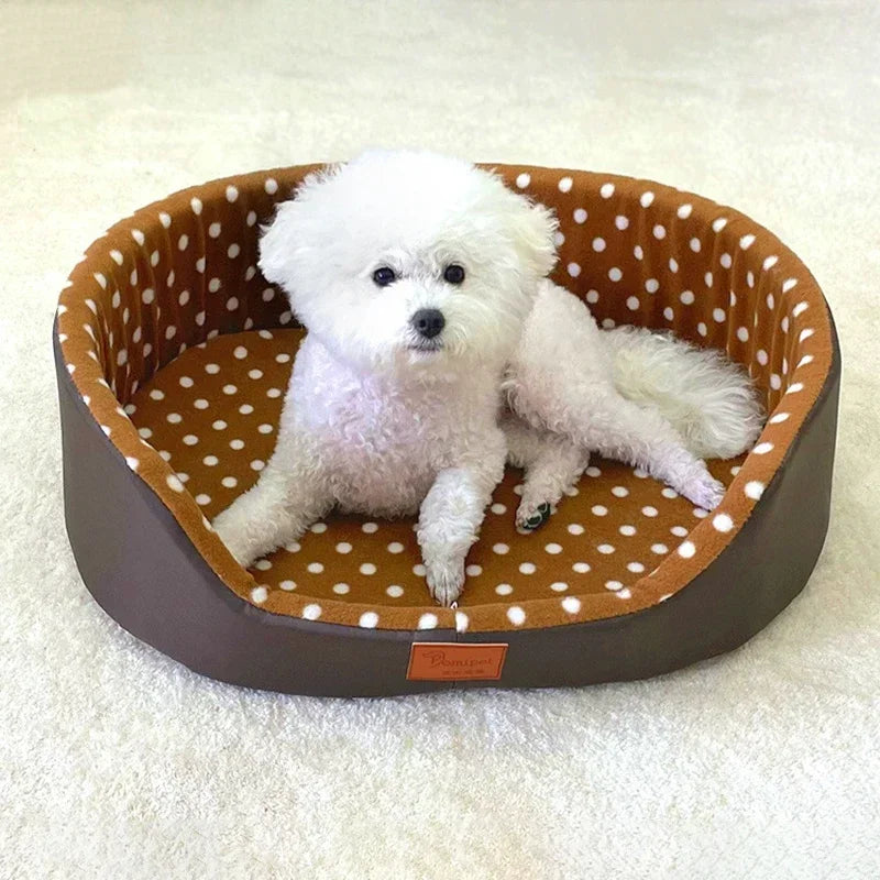 Durable Double Sided Soft Fleece Dog & Cat Bed