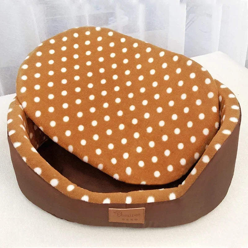 Durable Double Sided Soft Fleece Dog & Cat Bed